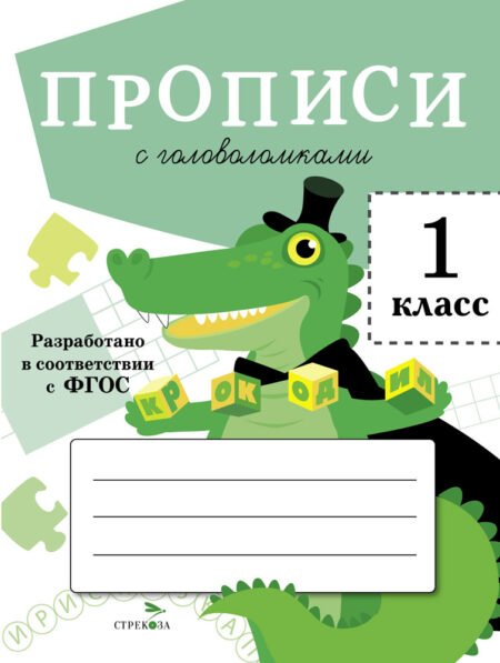 Прописи для 1 класса с головоломками