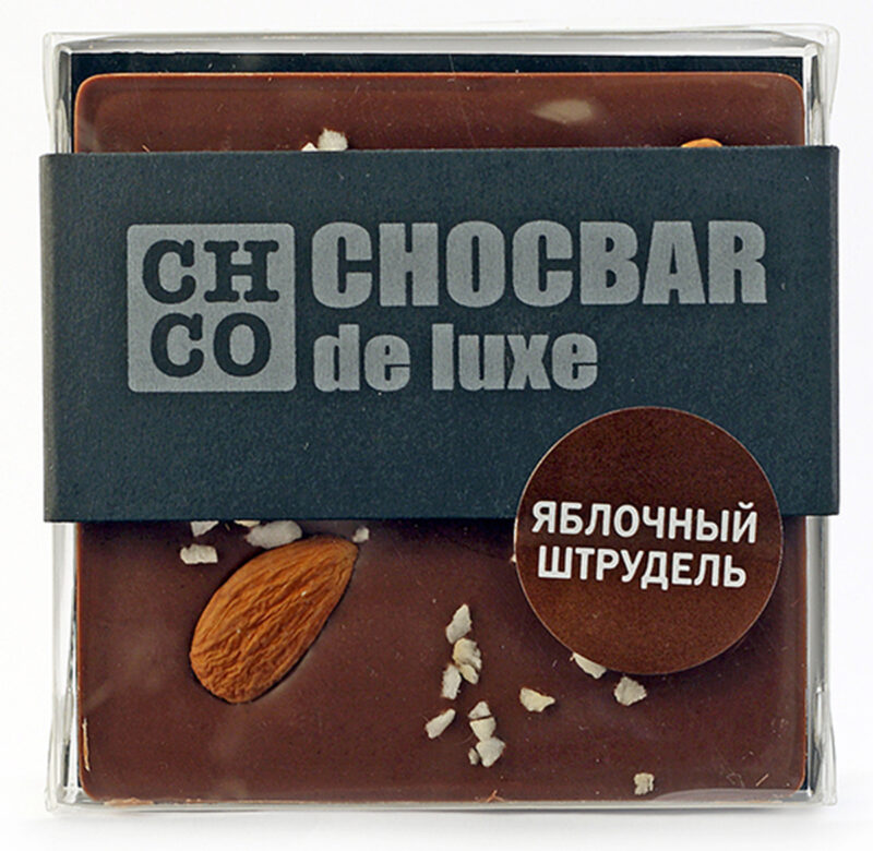 Молочный шоколад CHCO CHOCBAR DE LUXE  "Яблочный штрудель", 85г