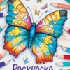 Бабочки. Окружающий мир. Раскраска