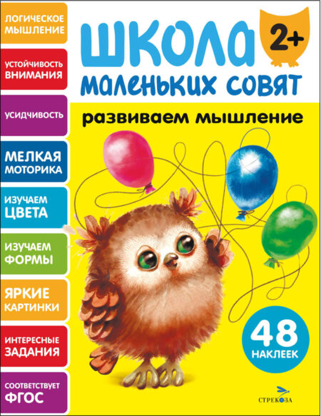 Развиваем мышление. Школа маленьких совят 2+