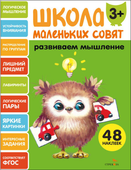 Развиваем мышление. Школа маленьких совят 3+