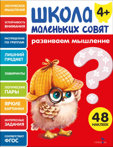 Развиваем мышление. Школа маленьких совят 4+