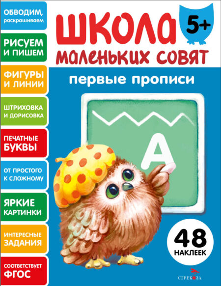 Первые прописи. Школа маленьких совят 5+